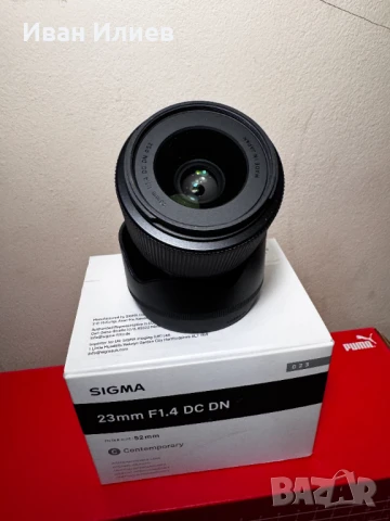 обектив Sigma 23mm f/1.4 DG DN Contemporary - Canon EOS R (RF), снимка 2 - Обективи и филтри - 51408388