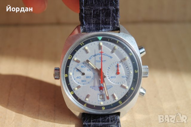 СССР Полет  щурмански  хронограф 3133 , снимка 10 - Антикварни и старинни предмети - 38022672