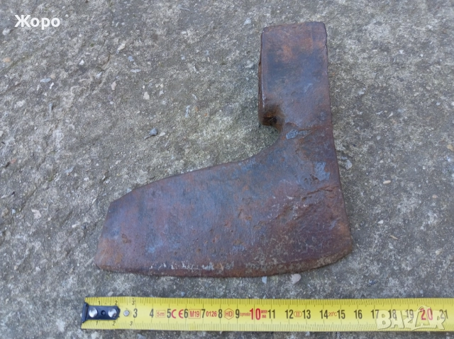 Османски кантар с топуз в Оки кована брадва и кука, снимка 14 - Антикварни и старинни предмети - 52263612