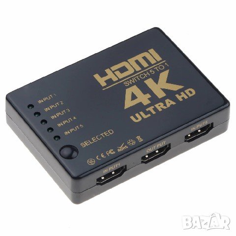 4К ULTRA HD HDMI суич с дистанционно управление, снимка 9 - Плейъри, домашно кино, прожектори - 31134998