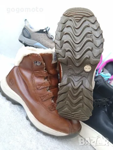 Водоустойчиви, КАТО НОВИ боти SNOW BOOTS TIMBERLAND® оригинал​, 37 - 38, 100% ЕСТЕСТЕСТВЕНА КОЖА, снимка 2 - Други - 49981981