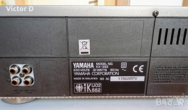YAMAHA KX-393 - Касетен дек, снимка 10 - Декове - 54205419