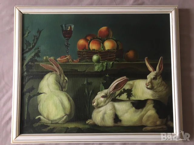 Картина със зайци