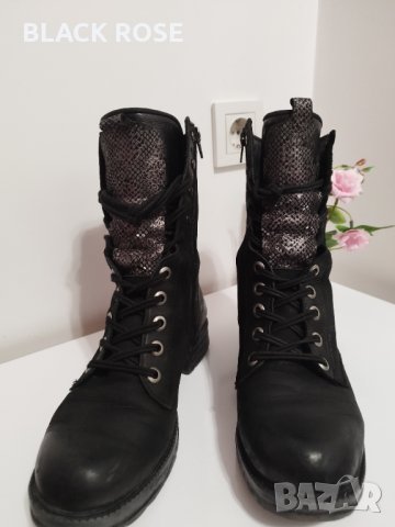 дамски боти от естествена кожа, снимка 2 - Дамски боти - 39435070