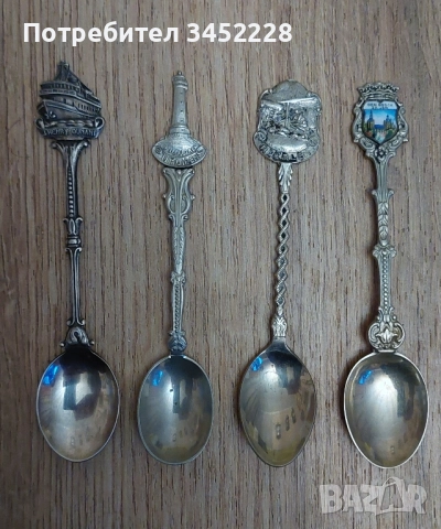 лъжички за колекционери 4 броя 