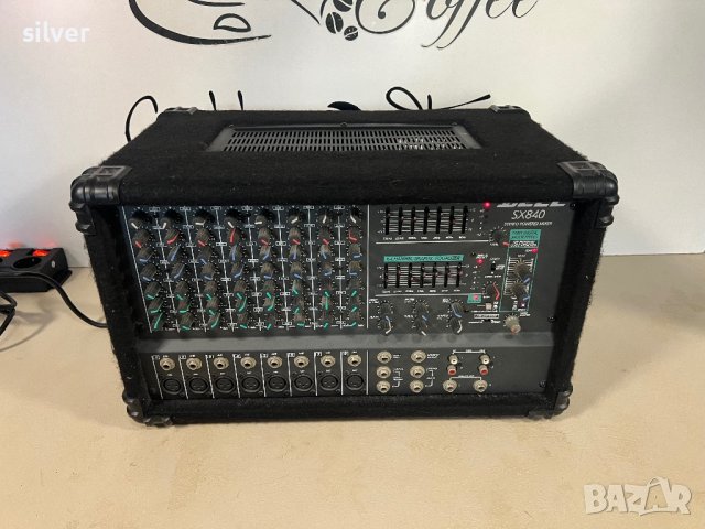 Усилвател миксер Bell SX840 Stereo Powered Mixer, снимка 1 - Ресийвъри, усилватели, смесителни пултове - 42725767