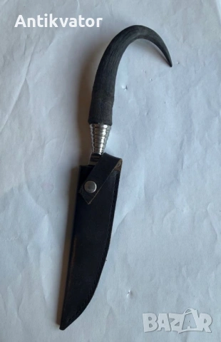 Ловен нож с кания, снимка 6 - Ножове - 54239613