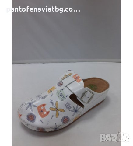 Дамско сабо цветен принт 36/41