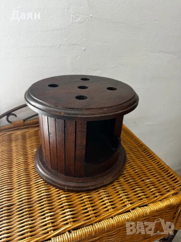 Antique Wooden Foot Stove, снимка 4 - Антикварни и старинни предмети - 50925137