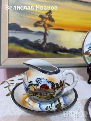 Японски сервиз от фин порцелан. Перфектно състояние.Маркирани., снимка 5 - Сервизи - 49247253