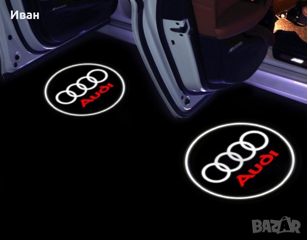 Ауди/Audi LED/ЛЕД лого проектор за врата, снимка 3 - Аксесоари и консумативи - 31700701