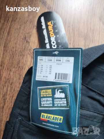 Blaklader - мъжки работен панталон 56/ХЛ НОВ, снимка 9 - Спортни дрехи, екипи - 54358287