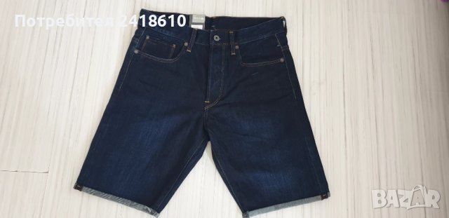 G - Star 3301 Tapered Short Jeans Mens Size 31 НОВО!  ОРИГИНАЛ! Мъжки Къси Дънкови Панталони!, снимка 10 - Къси панталони - 50565220