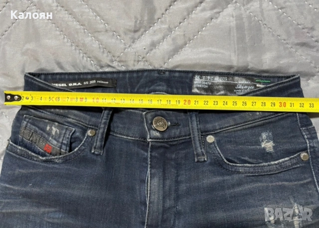 Diesel дамски дънки размер -24- made in Italy, снимка 6 - Дънки - 54166589