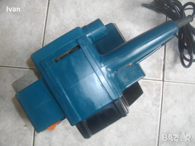 AEG-1010W/350m/min/4,8kg/4,8 A-Немски Професионален Голям Лентов Шлайф-ОТЛИЧЕН-Почти Нов-АЕГЕ, снимка 8 - Други инструменти - 40719620