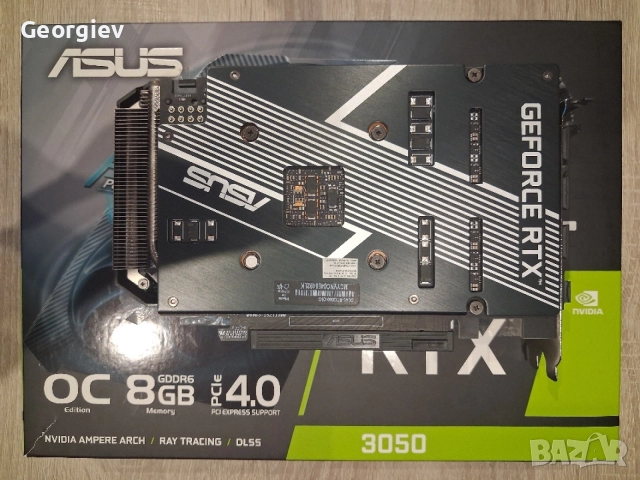 ASUS Dual GeForce RTX™ 3050 OC Edition 8GB GDDR6, снимка 2 - Видеокарти - 55787719