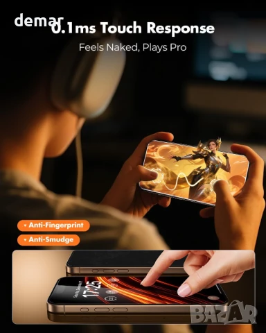 UNBREAKcable Протектор за екран с антирефлексно покритие за iPhone 16 Pro Max [2 броя], снимка 5 - Фолия, протектори - 51373708