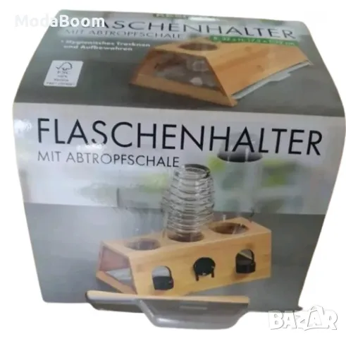 Поставка за бутилки с капене – практично решение за организиране и сушене, снимка 5 - Други стоки за дома - 48905338