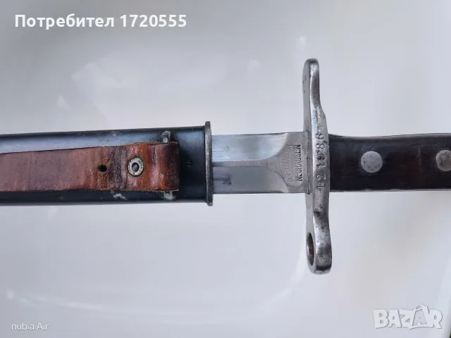 Швейцарски Байонет, снимка 2 - Антикварни и старинни предмети - 55715376