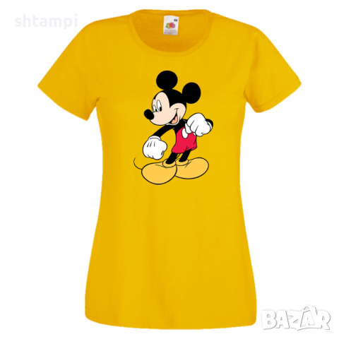 Дамска тениска Mickey Mouse 4 Мини Маус,Микки Маус.Подарък,Изненада,, снимка 10 - Тениски - 36526433