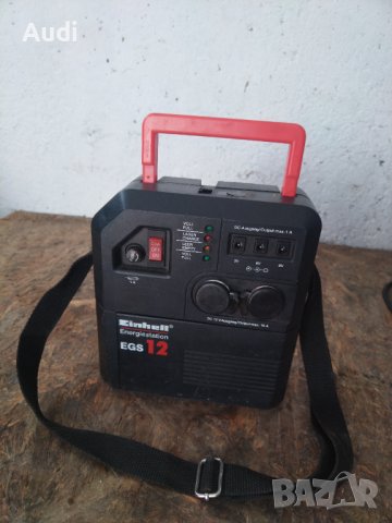 Енергийна станция Einhell EGS 12 power bank оборудвана с 2x12V, 10A 7Аh 12Volt Изход за постоянно на