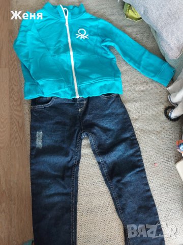 Детски лот 2 сутчера и дънки, снимка 4 - Детски анцузи и суичери - 37786307