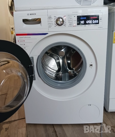 Инверторна пералня BOSCH Serie 8  HomeProfessional - 9 kg, снимка 8 - Перални - 51923083