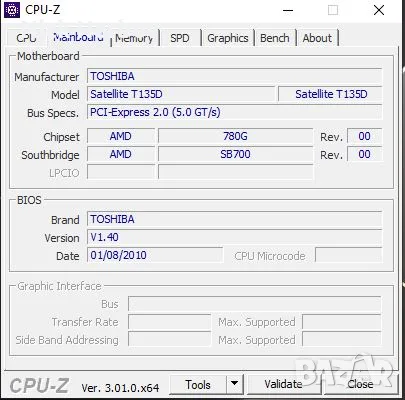 13.3-инчов лаптоп Toshiba Satellite T135D-S1328WH, снимка 6 - Лаптопи за дома - 55783751