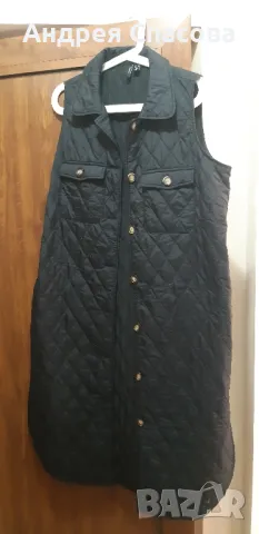 дълъг черен елек VERO MODA