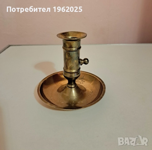 Месингови свещници, снимка 10 - Антикварни и старинни предмети - 44604941