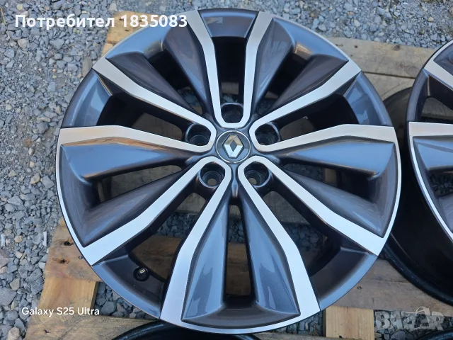 Лети джанти 19ки 5х114.3 Renault, снимка 4 - Гуми и джанти - 56273455