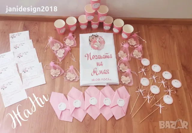 Украса за бебешка погача , снимка 15 - Други - 47365002