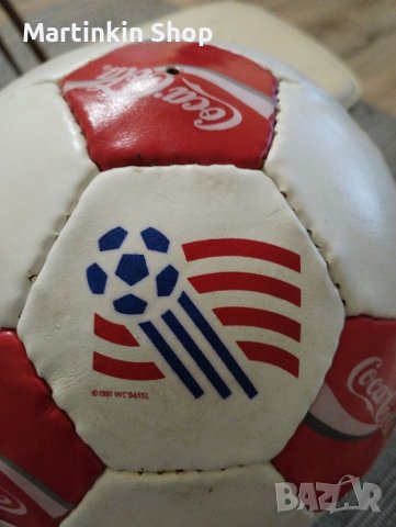 Топка за футбол колиционерска Coca Cola , снимка 3 - Футбол - 38502636