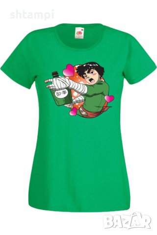 Дамска тениска Naruto Rock Lee,Анимация,игра,Празник,Повод., снимка 7 - Тениски - 37945968