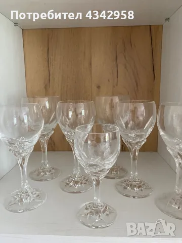 7* Villeroy & Boch “ Tulipe” . Crystal. 1970 г., снимка 2 - Антикварни и старинни предмети - 49275258