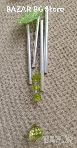 Градинска декорация вятърни звънчета с 4 неръждаеми алуминиеви тръбички. Нова., снимка 8 - Декорация за дома - 42140129