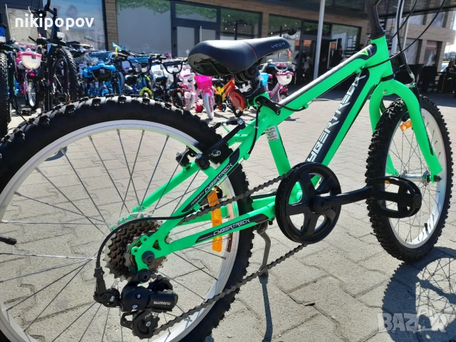 BG Велосипед 20" CYBER зелен, снимка 6 - Велосипеди - 54334557