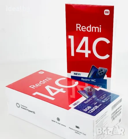 НОВ! Телефон Xiaomi Redmi 14C 128GB 4RAM Black / Blue 2г. Гаранция! , снимка 3 - Xiaomi - 47588292
