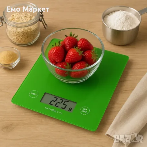Кухненска везна Voltz, 5 кг., 2хААА батерии, LCD екран