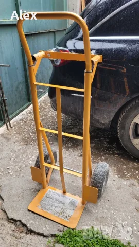 Количка за багаж 150 кг желязна нова,  двупозиционна транспортна колич, снимка 2 - Транспортни услуги - 56075583