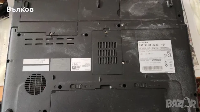 Лаптоп Тошиба Сателит A210-15Y, снимка 9 - Лаптопи за дома - 48098315