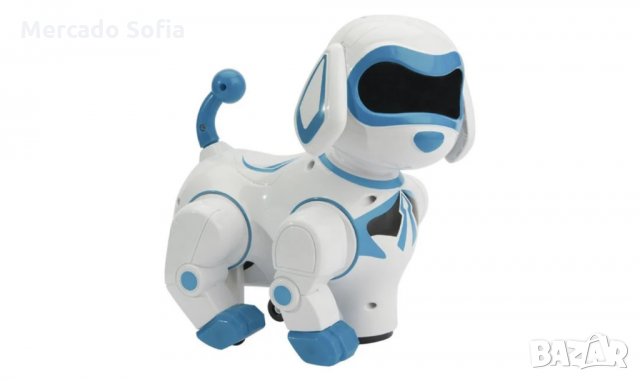 Куче - робот Бяло синьо със звук