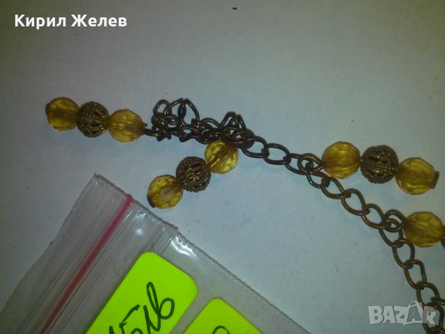 СТАР НАКИТ ФИЛИГРАН ПОЗЛАТА МЪНИСТА БРОНЗ 5049, снимка 3 - Други ценни предмети - 29825605