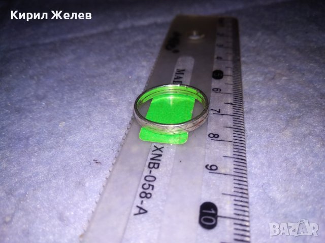СТАРИНЕН ФИН СРЕБЪРЕН РЕТРО АРТ ПРЪСТЕН ХАЛКА КОВАНО СРЕБРО ВИСОКА ПРОБА РЪЧНО ОРНАМЕНТИРАН 35034, снимка 8 - Антикварни и старинни предмети - 39643665