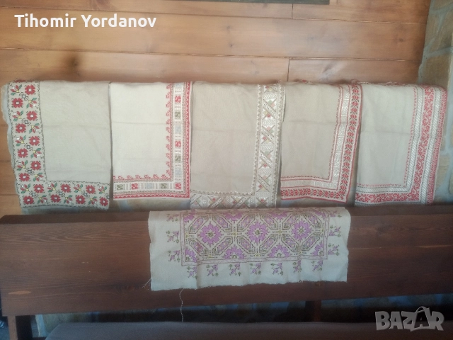 Бродирани карета., снимка 6 - Покривки за маси - 51794763