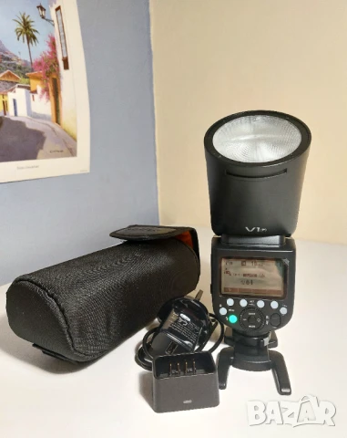 Godox V1f Fujifilm, снимка 2 - Светкавици, студийно осветление - 50866882