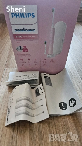 3 бр. нови глави, зарядно, кутия и четка за части Philips Sonicare 5100, снимка 18 - Други - 53165220