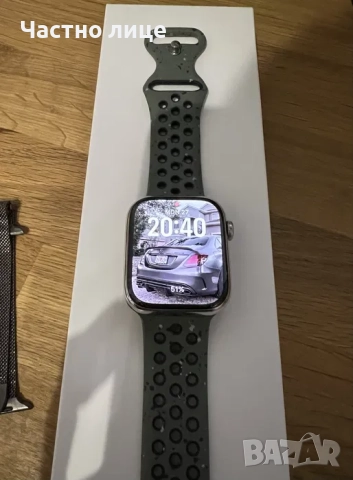 Apple Watch 8 45mm Cellular Silver Stainless Steel, снимка 2 - Аксесоари за Apple - 51626045