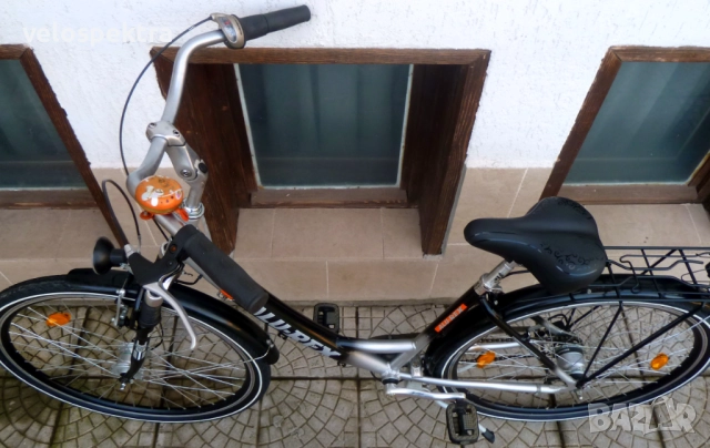 АЛУРЕКС ! 28 цола капли ! Алуминиев- елегантен ! СРАМ 7 Германия!, снимка 4 - Велосипеди - 52710193