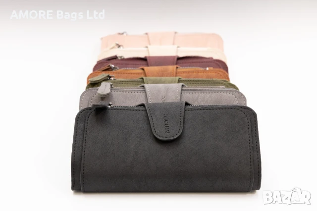 Дамски портфейл AMORE Clara в седем цвята, снимка 3 - Портфейли, портмонета - 50659757